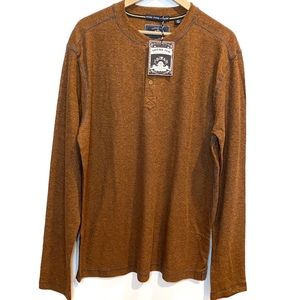 Vintage 1946 Ribbed Henley Long Sleeve NWT